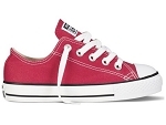 NICOLE CHUCK TAYLOR ALL STAR OX:Toile/ROUGE/./.
