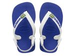 HAVAIANAS BABY BRASIL LOGO<br>MARINE