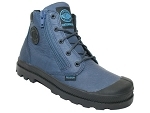 PALLADIUM HI CUFF WATERPROOF<br>bleu