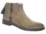 H1665 8988:cuir VELOURS/TAUPE/./.