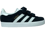 19525 GAZELLE VELCRO:CUIR/marine/blanc/