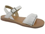 9771 PLAGETTE FRINGE:cuir/blanc//