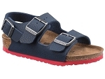 22347 MILANO:NUBUCK/marine/rouge/