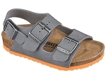 3490 MILANO:nubuck/gris/orange/