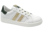 PLACIDA 9756:CUIR/blanc/or/