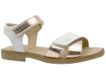 21654 20770:CUIR/blanc/rose/