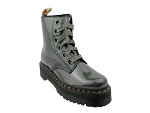 Dr MARTENS VEGAN MOLLY  GUNMETAL PRYSM<br>noir