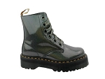 Dr martens vegan molly  gunmetal prysm noir2242101_2