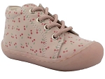 SOKLIMB SARA:CUIR/MOTIF/rose/