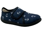 22164 POSH:toile/MOTIF/bleu/Marine