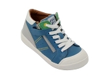 AGATTA ANATOLE:CUIR/bleu/vert/