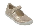 9671 ORELI:CUIR/beige/doré/