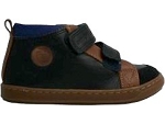  BOUBA  NEW SCRATCH:CUIR/marine/cognac/