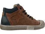 1732 LENO:CUIR/cognac/marine/