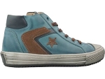 CORE HI NIPPO:CUIR/BLEU ELECTRIQUE/marron/