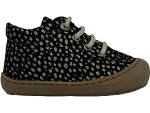  COCOON SUEDE:CUIR/noir/doré/POIS