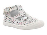 3490 SOSSO BUBBLE:CUIR/MOTIF/blanc/