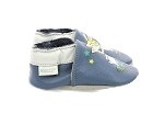 LUNA  ANIMALS ROLLER RABBIT:CUIR/bleu foncé/gris/