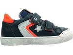 KEVENTAIL GEPPO:CUIR/marine/orange/