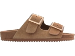 STICK AND CONE SANDAL BIO 2 BUCKLES:CUIR/CAMEL/./.
