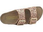 Colors of california high sole bio sandal in glitte dore2314902_3