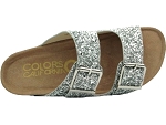 Colors of california bio sandal in glitter argent2321201_3
