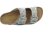Four inexistant bio sandal in glitter argent2321201_3