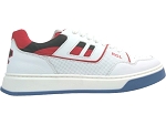 TRACTOK 9840:cuir/blanc/rouge/