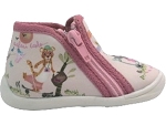 H1765 NATHALIE:toile/rose/JUNGLE/
