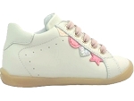 LORIANE 9048:cuir/blanc/rose/