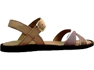 70 9910:CUIR/nude/doré/rose