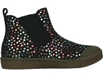  ROSARIO CHELYS:CUIR/noir/pois/brillant