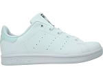 CORE OX STAN SMITH:CUIR/BLANC/turquoise/.