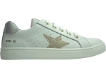 LISA PINN 1N03:cuir/blanc/or/
