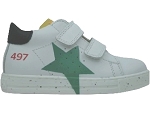 IRO SALAZAR VL:CUIR/BLANC/ETOILES/vert