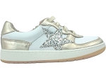 RALPH 9942VE:cuir/blanc/doré/étoile