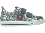 GAZELLE 5603RC:CUIR/marine/paillettes/
