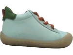 80014 LEWIS:CUIR/blanc/orange/bleu