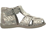 TENNIS PANTHERE DANUBE:CUIR/rose/GLITTER/