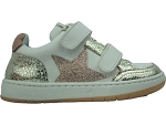 MERCEDES LILINA:CUIR/BLANC/ETOILES/DORÉ