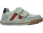 AMINE KIWI:CUIR/blanc/étoile/rouge