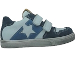  G2130287:CUIR/blanc/bleu/