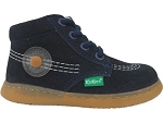 TENNIS ELASTIQUE KICKBUBBLY:CUIR/MARINE/./