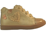 1460J EULALIE:CUIR/beige/rose/coeur