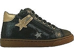 GAZELLE ALICE:CUIR/marine/étoile/
