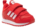COCOON SUEDE GV8872:CUIR/ROUGE/blanc/
