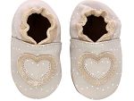 Robeez baby tiny heart gris clair2449601_2