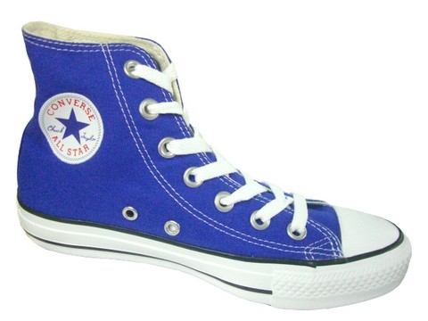 converses bleu electrique