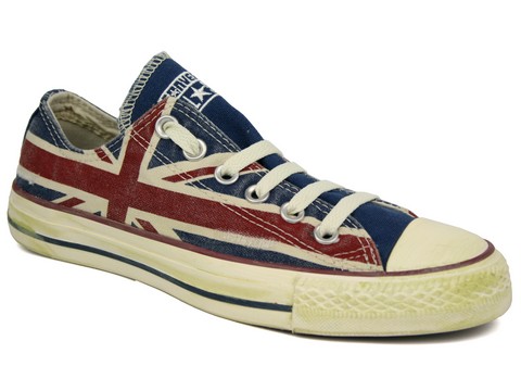 converse basse union jack