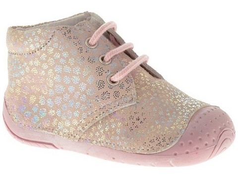 bottillons fermes et premiers pas souples Babybotte zoo rose